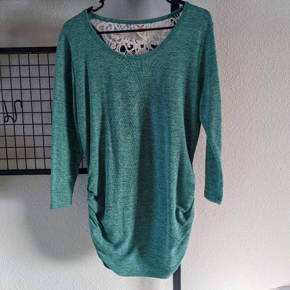 Faded Glory Green tunic Large